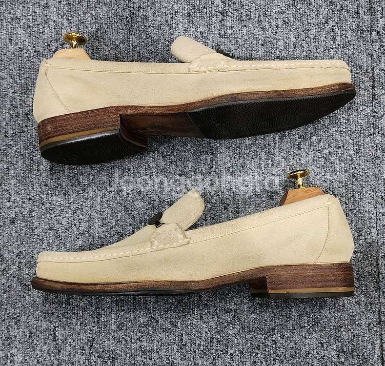 BALLY 발리 스웨이드 로퍼 US9--2