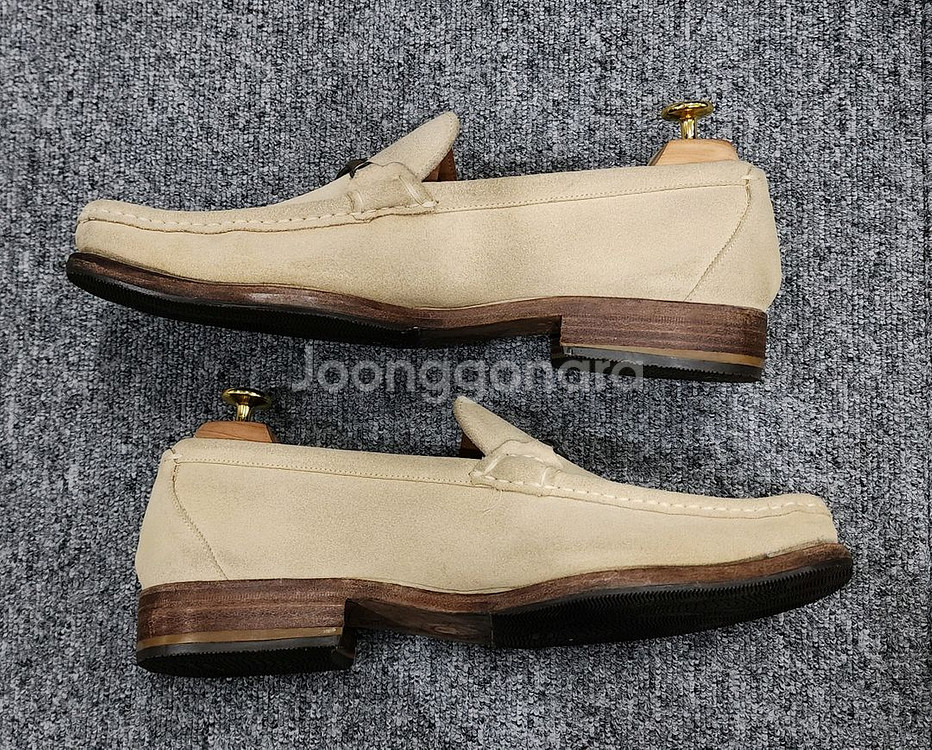 BALLY 발리 스웨이드 로퍼 US9--3