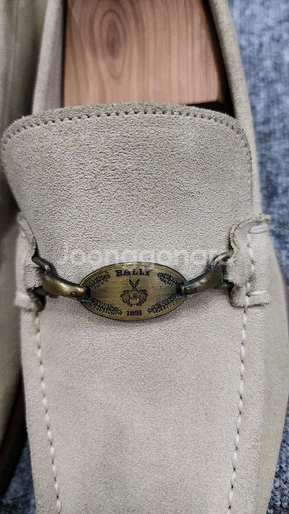 BALLY 발리 스웨이드 로퍼 US9--7