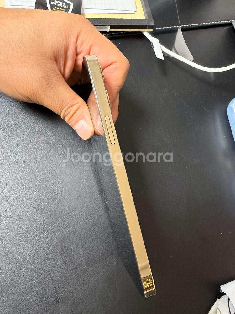 아이폰12 promax 골드 128G--3