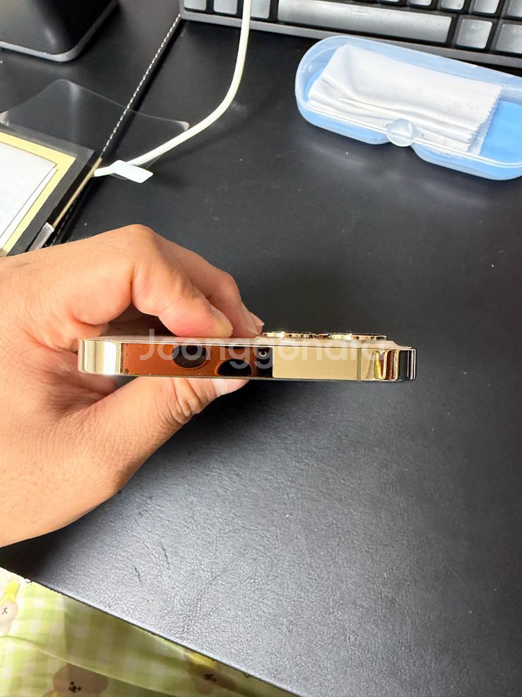 아이폰12 promax 골드 128G--6