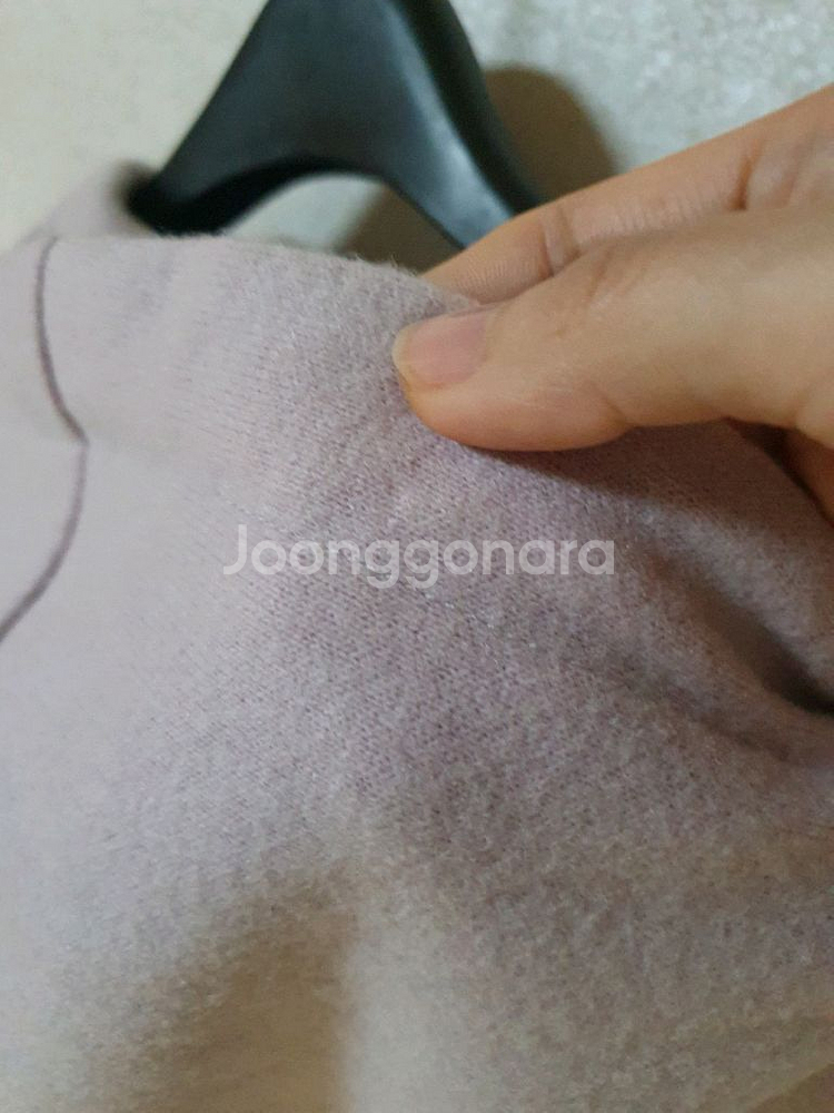 제평 바자르 울 후드 집업 플레어 원피스--7