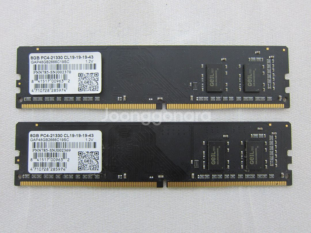 GeIL DDR4-2666 PRISTINE 8Gx2--0