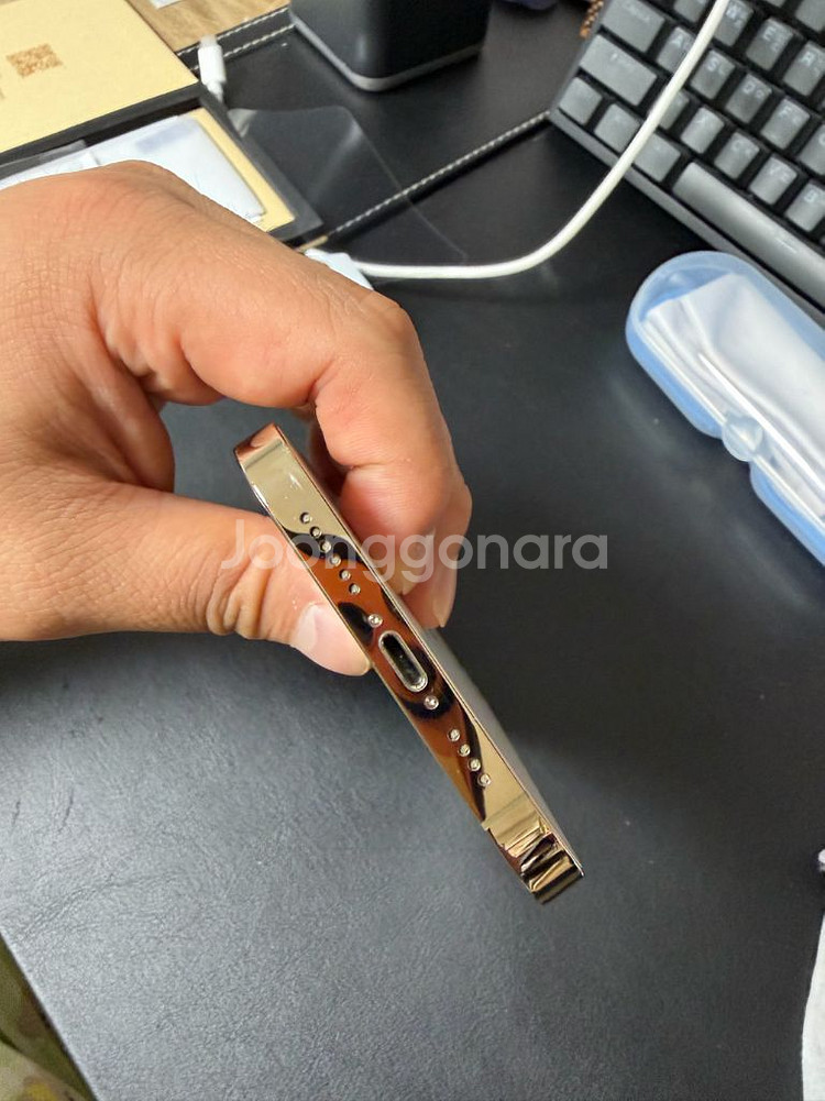 아이폰12 promax 골드 128G--11