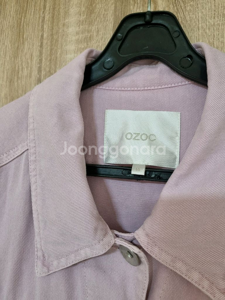 오조크 라벤더 데님자켓--1