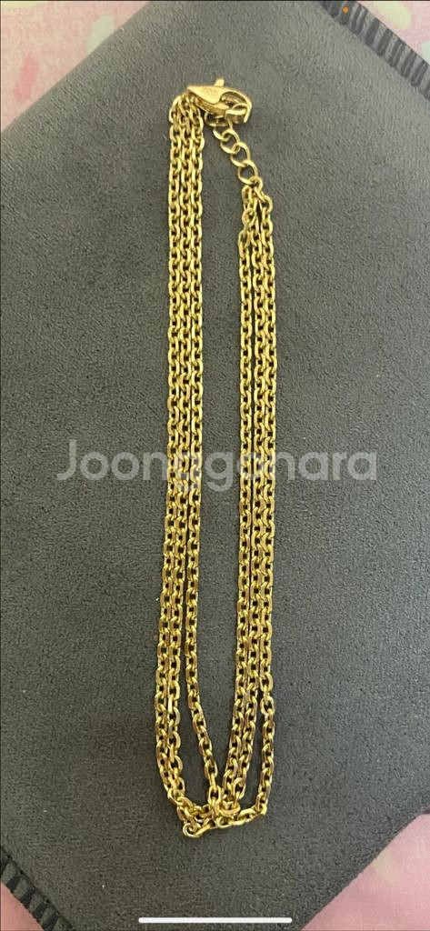18k 세줄 팔찌 6.2g--1