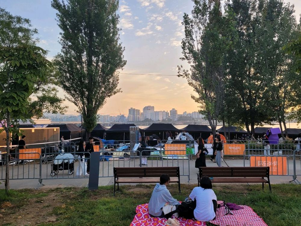 서울불꽃축제 좋은자리가 있어 판매합니다 이미지