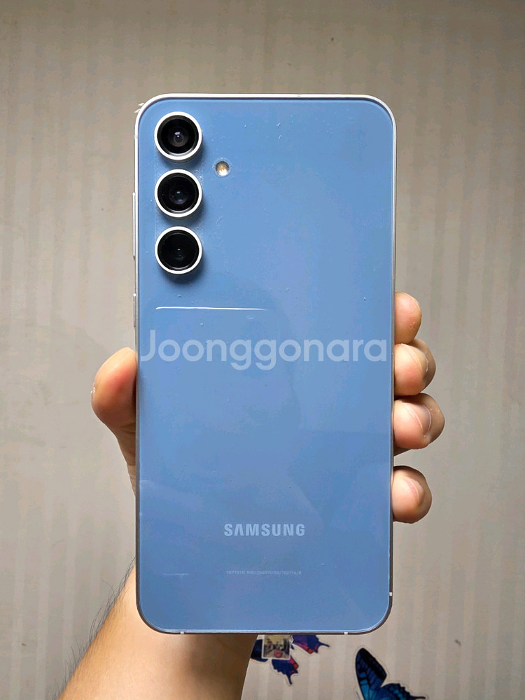 갤럭시 S23 FE 블루 +슈피겐 케이스 필름 세트--0