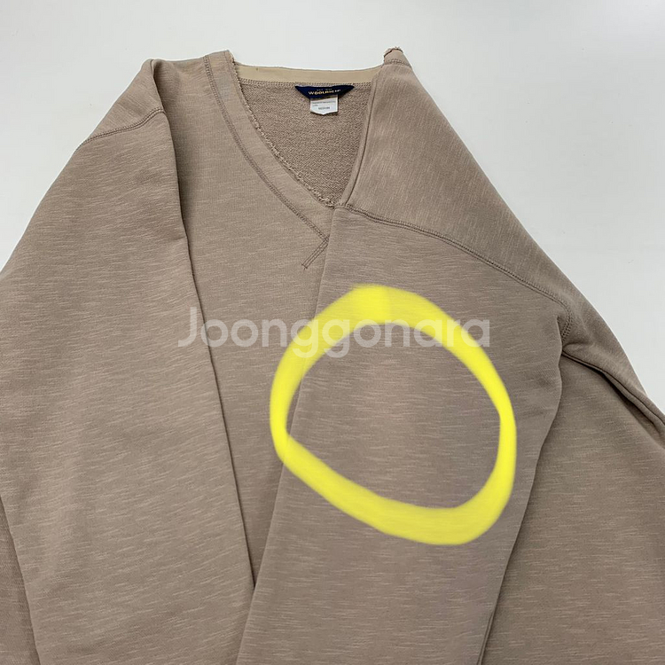 woolrich 울리치 브이넥 티셔츠 (M)--5