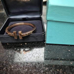 정품 티파니 팔찌 핑크골드