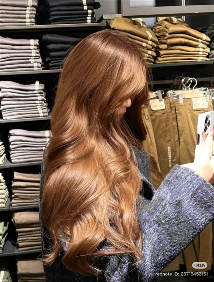 (새상품) 붙임머리 천연인모 특수컬러 18인치 브라운--2