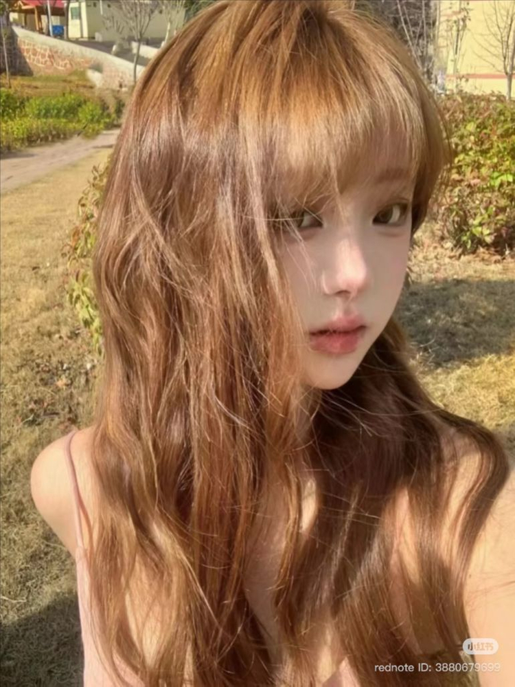 (새상품) 붙임머리 천연인모 특수컬러 18인치 브라운--6