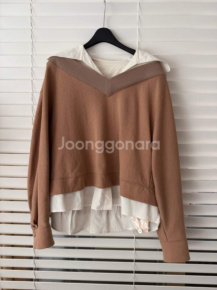 한섬 SJSJ(에스제이) 셔츠레이어탑 저렴 판매--0