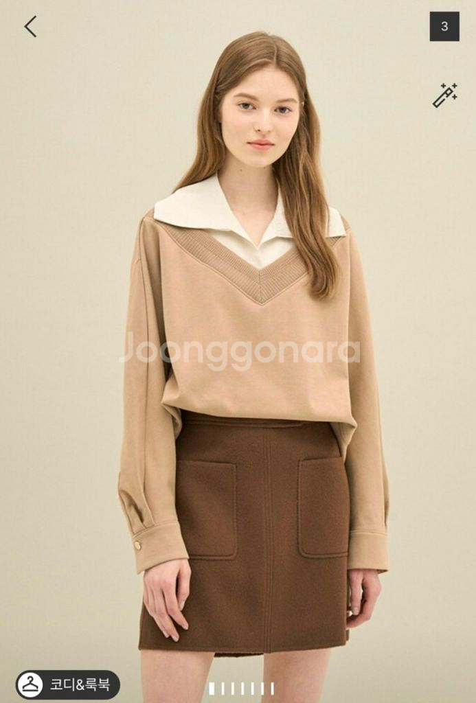 한섬 SJSJ(에스제이) 셔츠레이어탑 저렴 판매--4