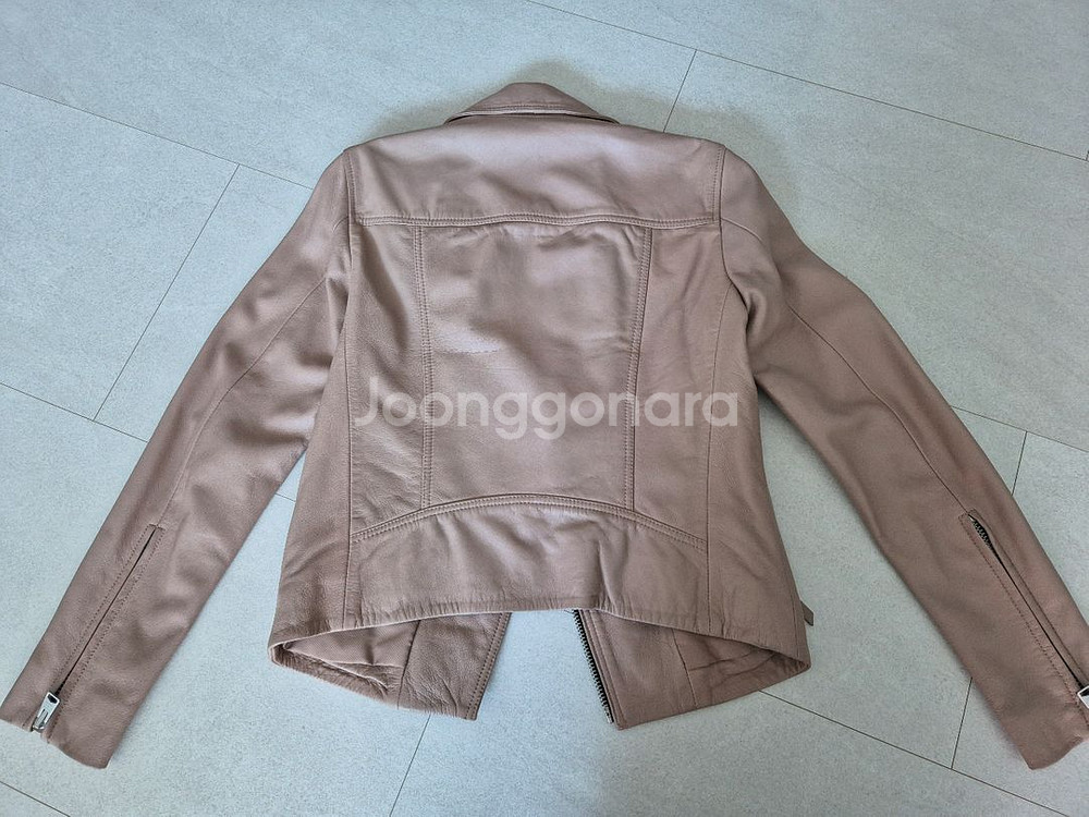 올세인츠 dalby 달비 양가죽 자켓 uk6 eu34--1