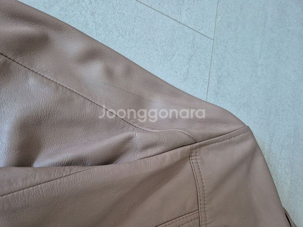 올세인츠 dalby 달비 양가죽 자켓 uk6 eu34--4