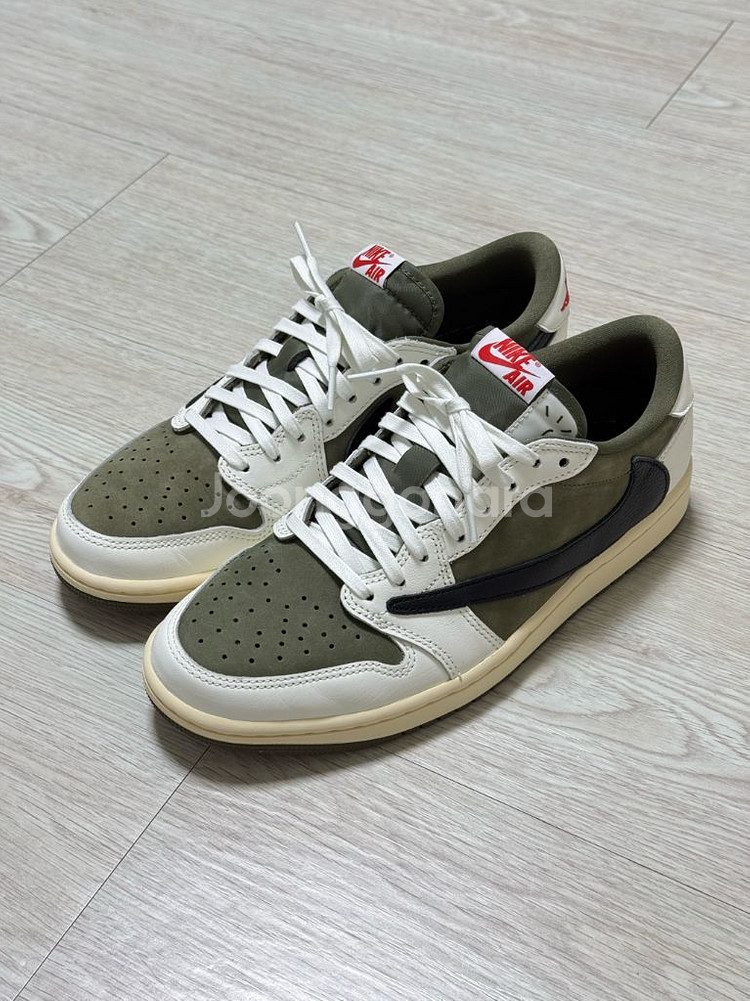 나이키 스캇 조던1로우 OG 리버스올리브 270mm--0