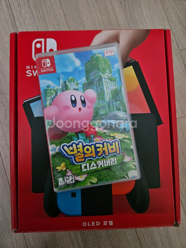 닌텐도 oled 풀박스 A+ 별의커비 디스커버리--4