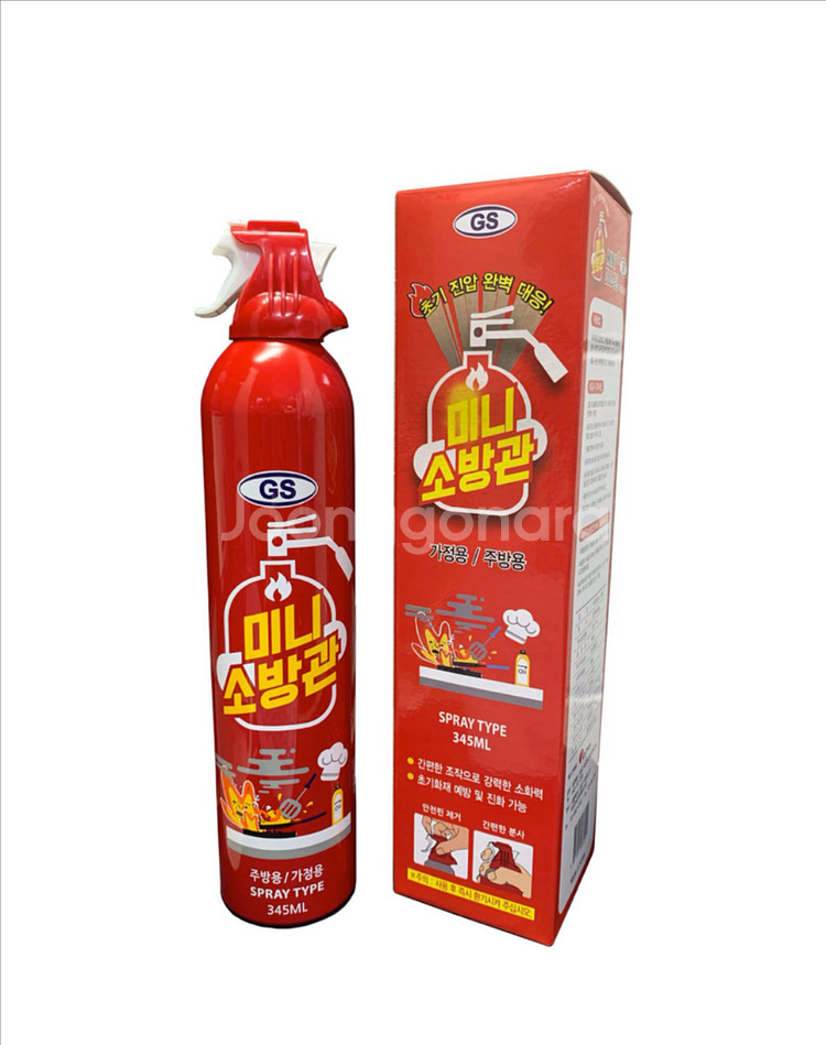 GS 미니 소방관 345ml 2묶음--0