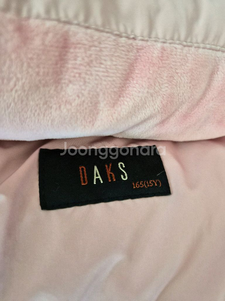 닥스키즈 165 여아패딩--4