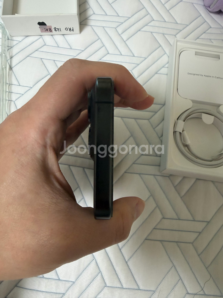 아이폰 15pro 128GB 블랙 SSS급 팝니다--8