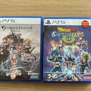 ps5드래곤볼스파킹제로,그란블루판타지리링크,엘든링 판매