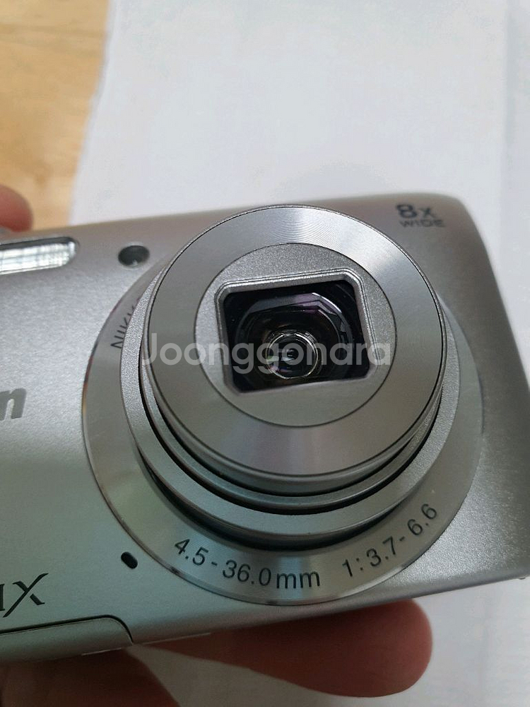 [민트]NIKON니콘 COOLPIX쿨피스 S3700실버--2