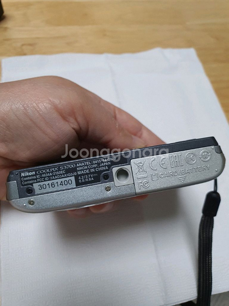 [민트]NIKON니콘 COOLPIX쿨피스 S3700실버--4