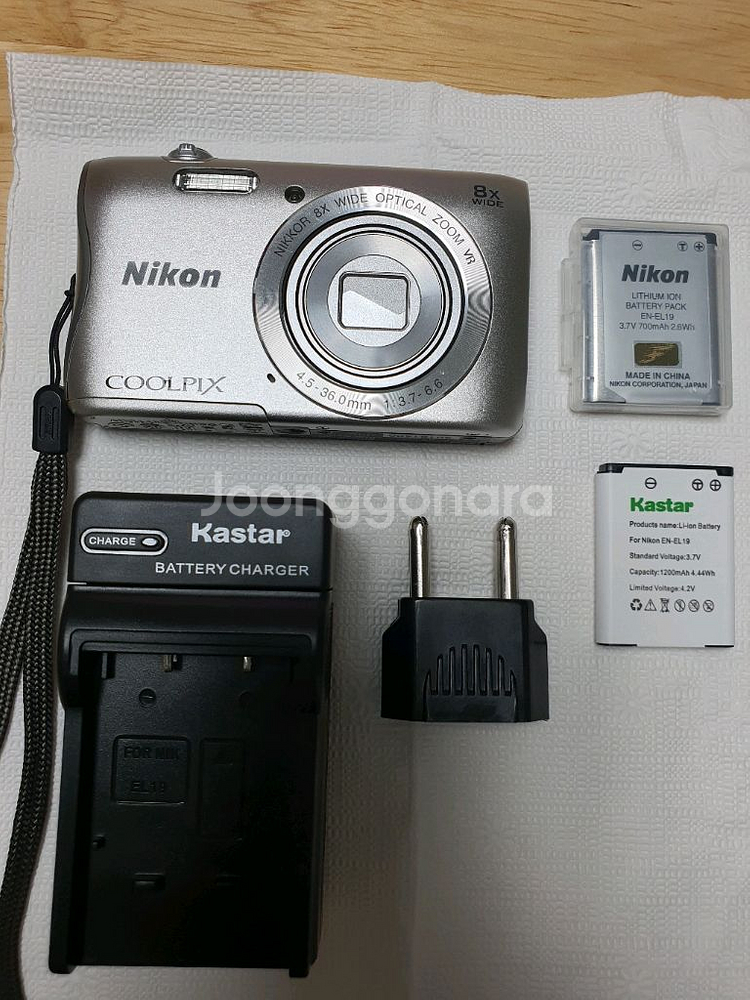 [민트]NIKON니콘 COOLPIX쿨피스 S3700실버--8