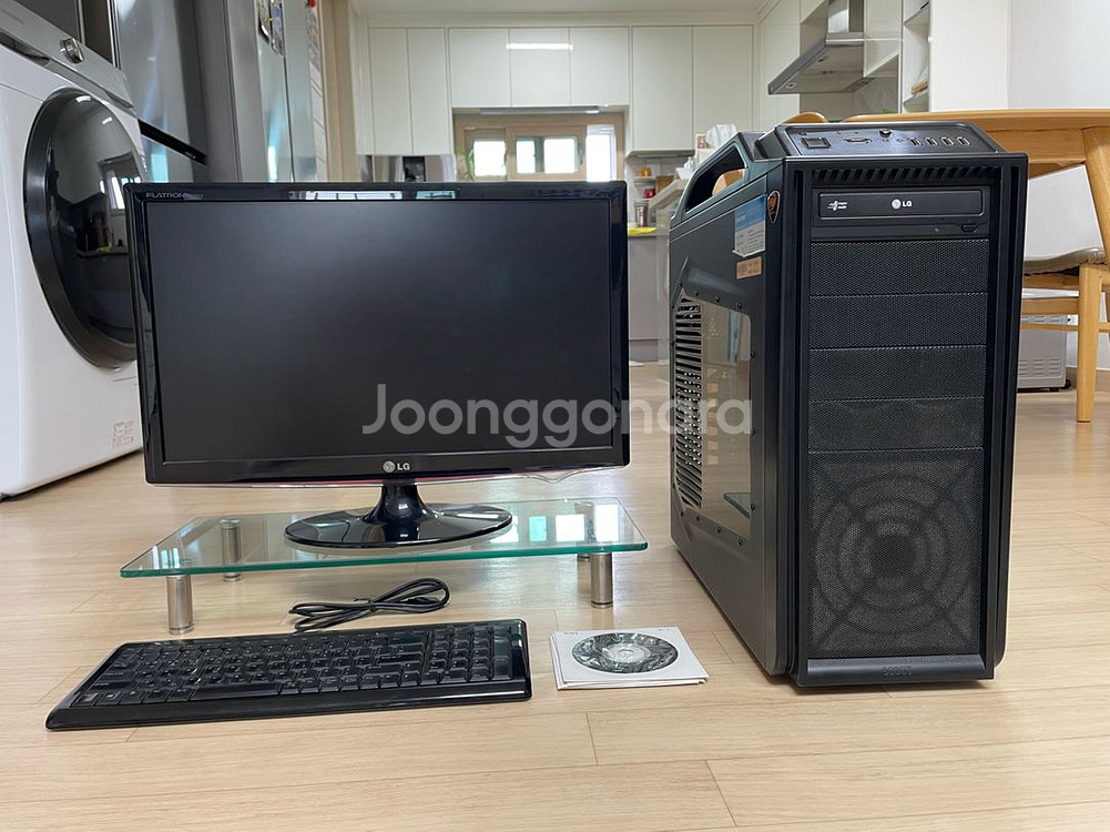 윈도우 10 컴퓨터, 모니터, 키보드, 파워 700W--0