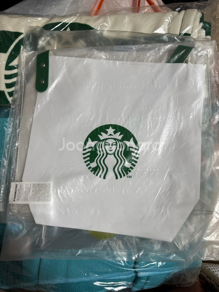 스타벅스 비치타월 비치기방 세트--1