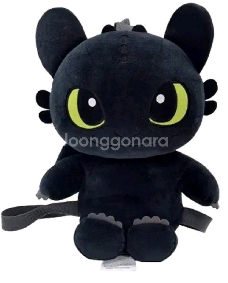 드래곤길들이기 투슬리스 싯팅 인형 백팩 37cm--0