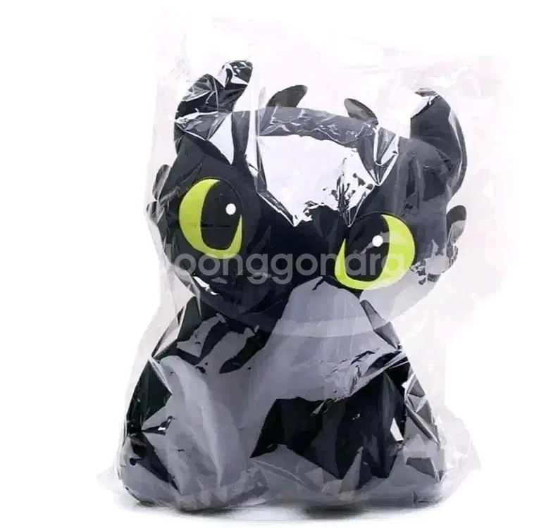 드래곤길들이기 투슬리스 싯팅 인형 백팩 37cm--3
