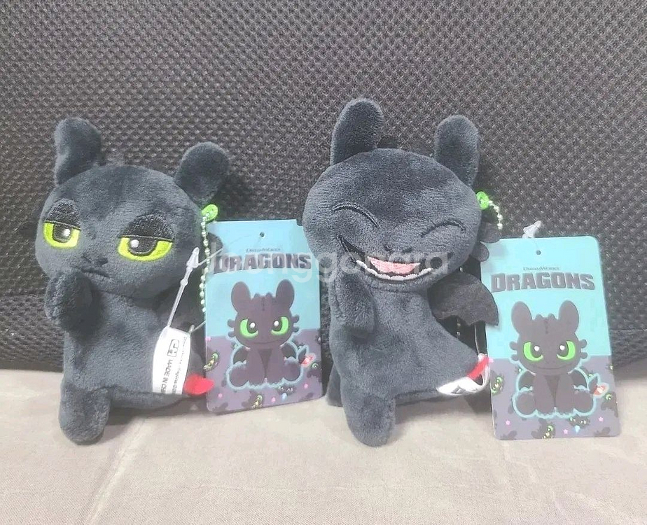 드래곤길들이기 투슬리스 싯팅 인형 백팩 37cm--6
