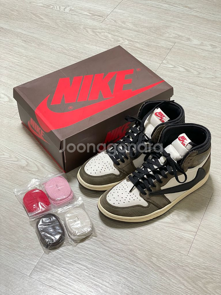 나이키 스캇 조던1하이 OG 270mm--7