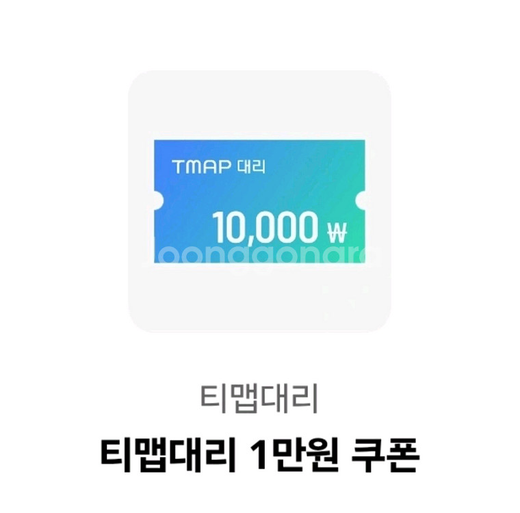 티맵대리 1만원 쿠폰--0