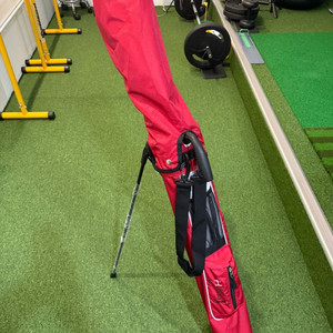 빨간색 골프 스탠드백 새상품