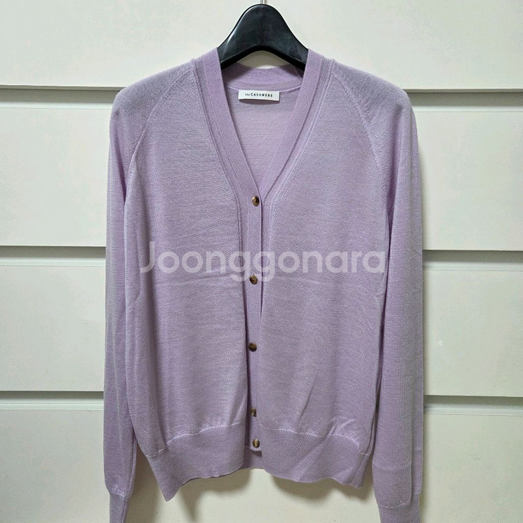 더캐시미어 캐시미어 브이넥 가디건 55 타임 랑방--1