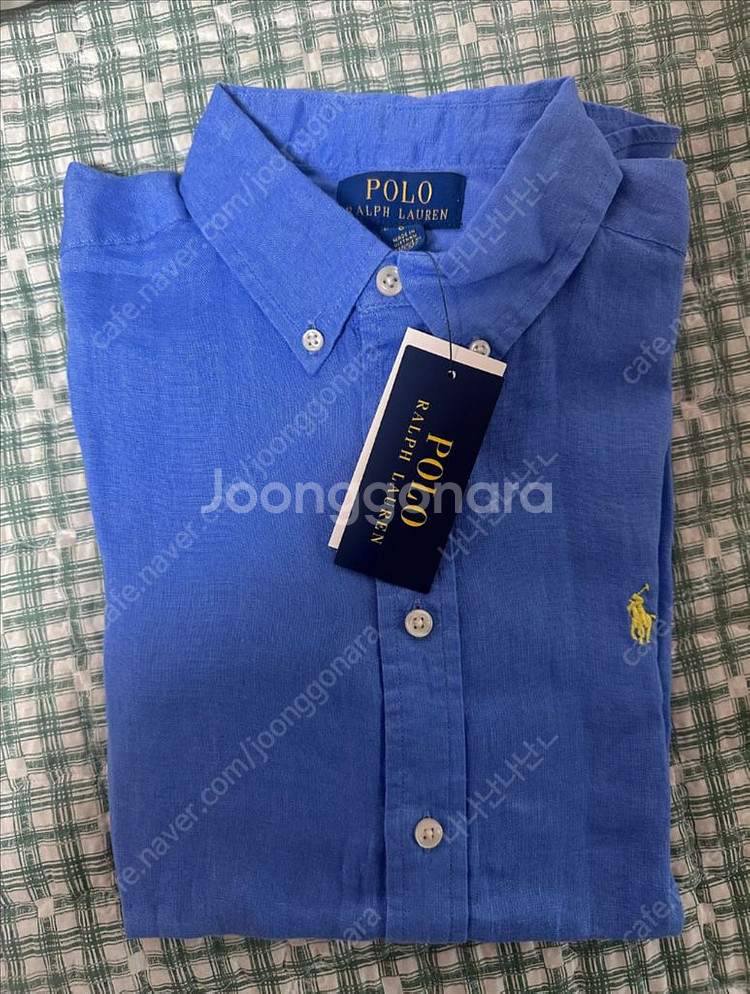 폴로 보이즈 린넨셔츠 하버블루 XL--2