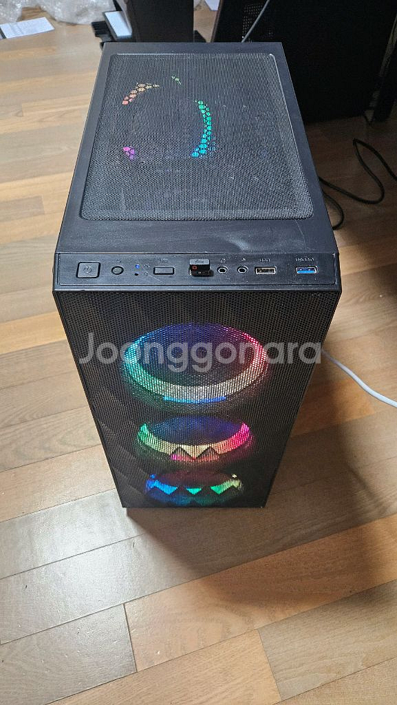 데스크탑 반본체 (9600k + b365m + 16gb--1