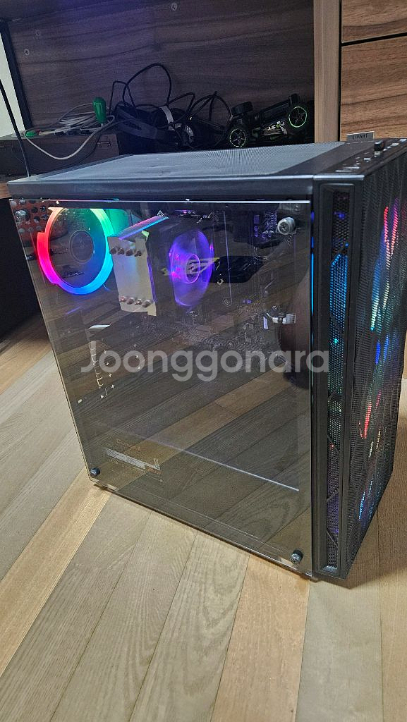 데스크탑 반본체 (9600k + b365m + 16gb--2