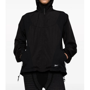 리복 바람막이 패널 후드 러닝 자켓 US XS 체감M