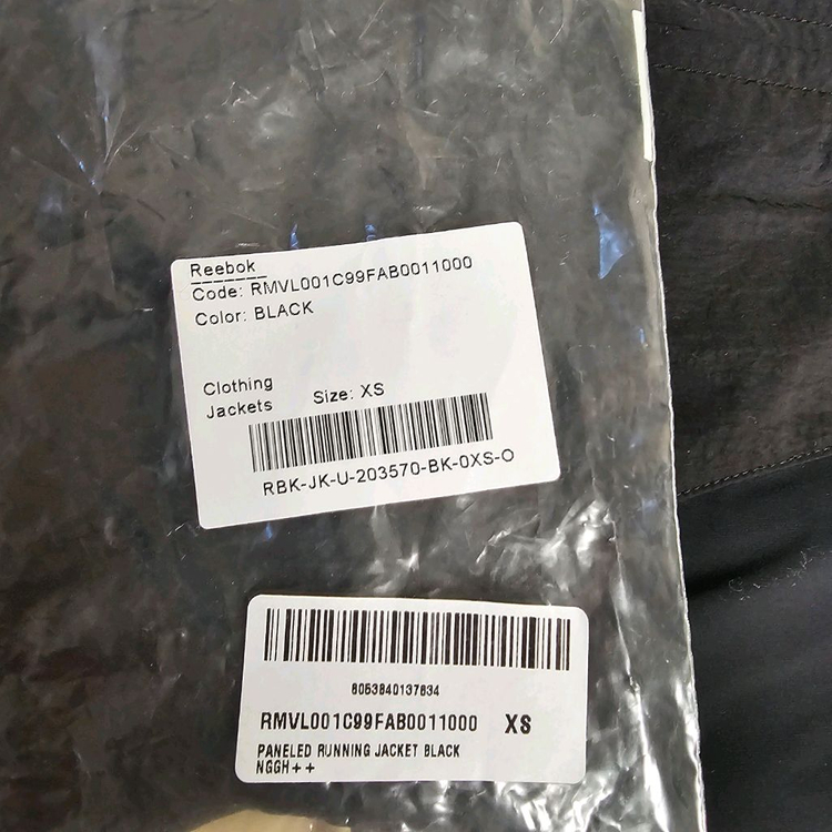 리복 바람막이 패널 후드 러닝 자켓 US XS 체감M--5