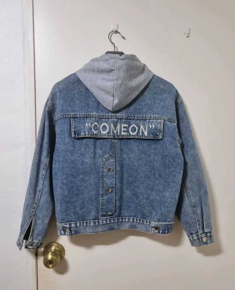 후드 데님 청자켓 FREE 이미지