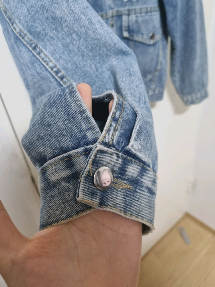 후드 데님 청자켓 FREE 이미지