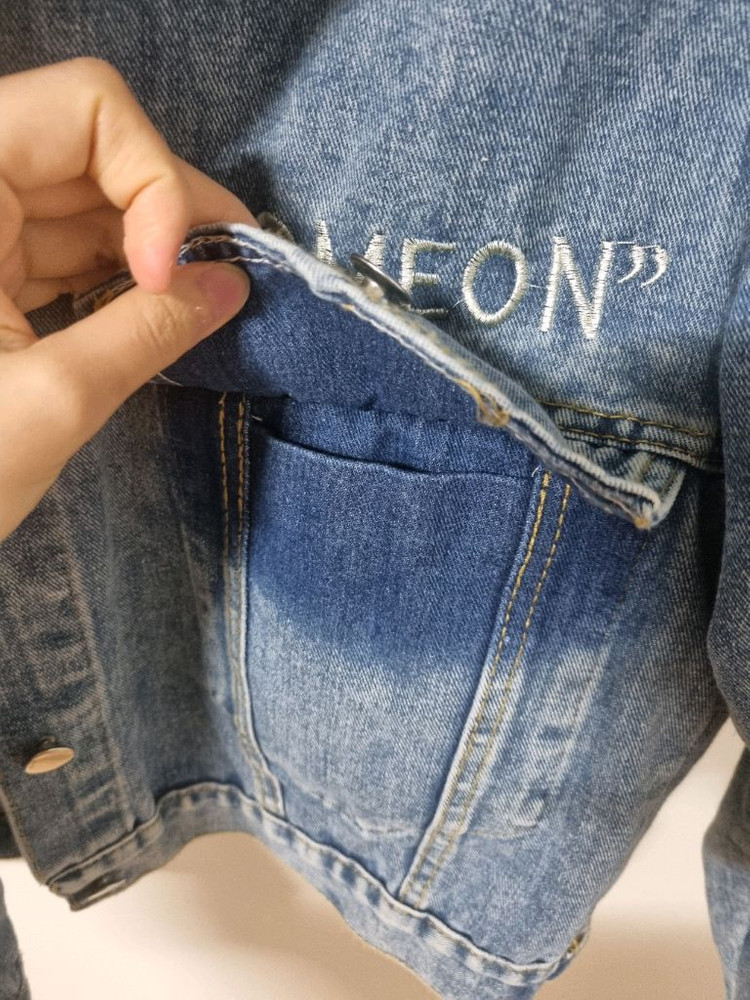 후드 데님 청자켓 FREE 이미지