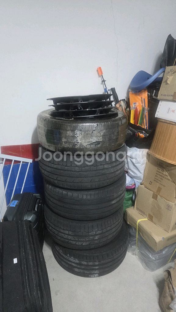 벤츠 s클래스 18인치 휠타이어 세트 한국타이어아제스티--4