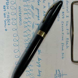 쉐퍼 만년필 애드미럴 버큠 필러 14K XF닙