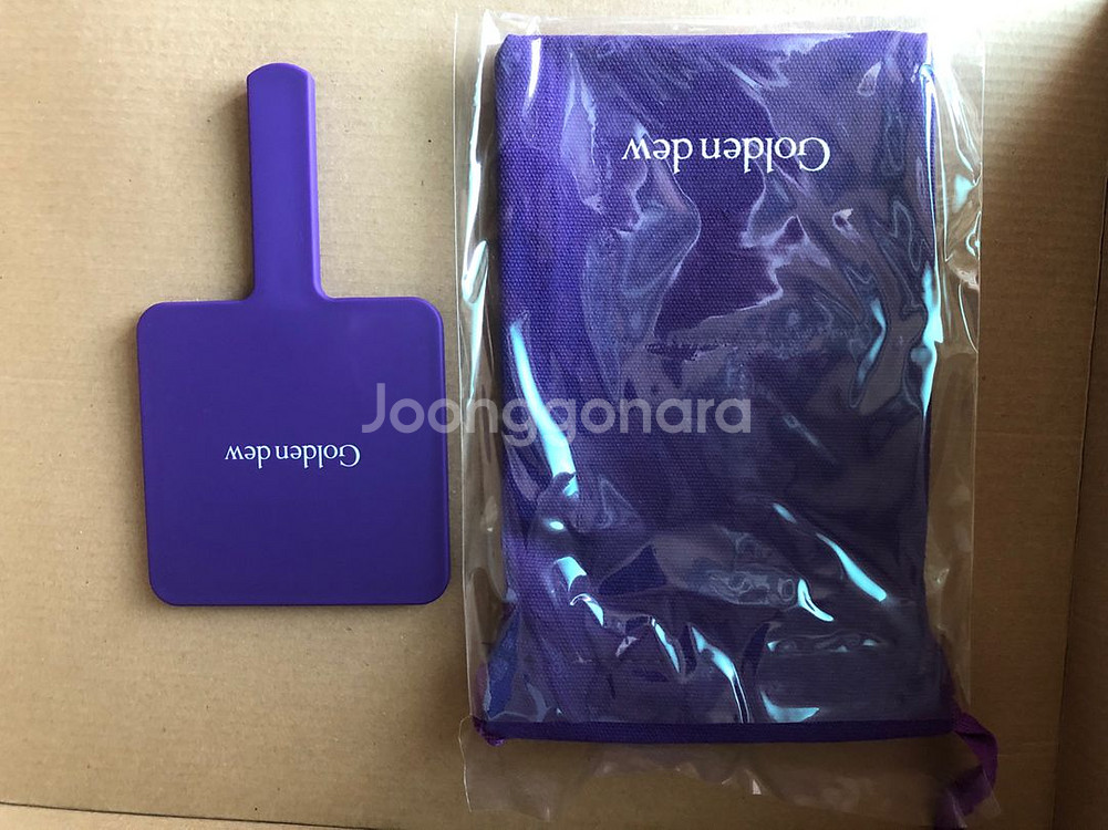 새상품) 골든듀 손거울 파우치 세트--0