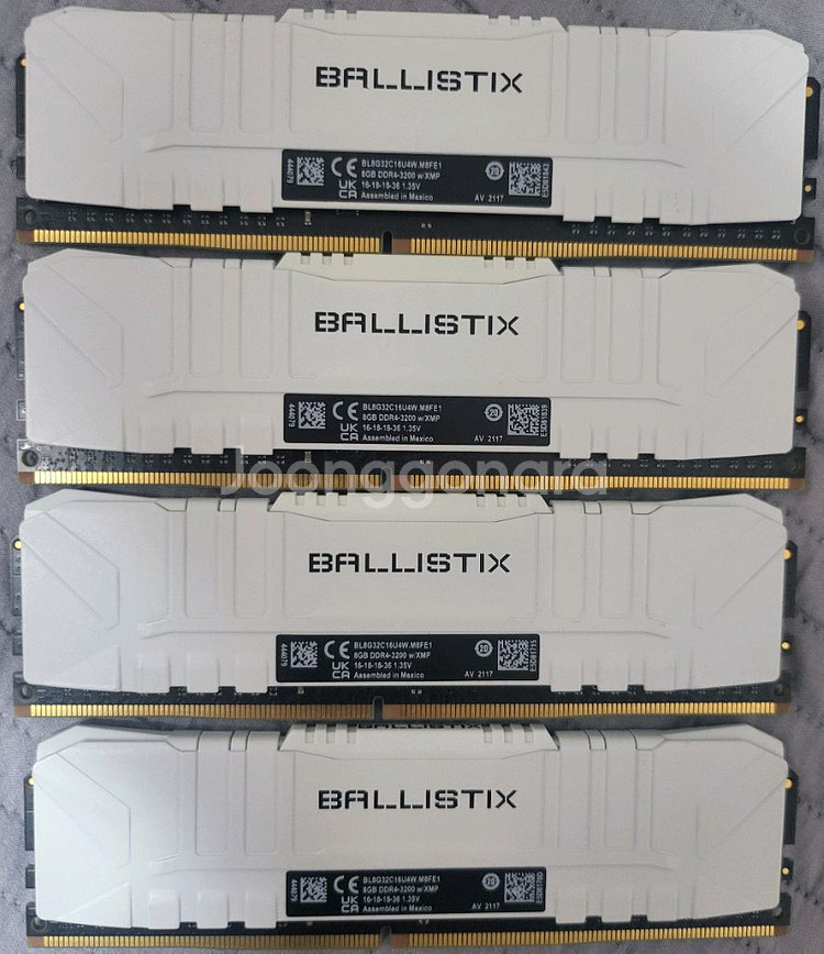 크루셜 XMP DDR4 (8G x 4) 32G--0